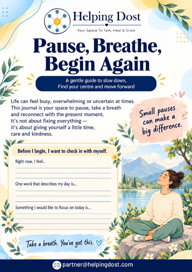 Pause, Breathe, Begin Again self-care kit cover